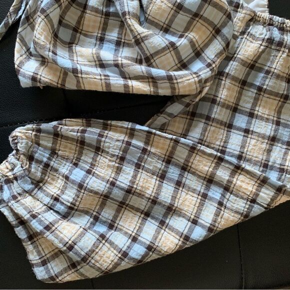 ZARA PLAID BLOUSE - Picture 6 of 7